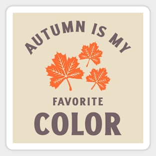 Autumn Colors Fall Season Leaf Leaves Magnet